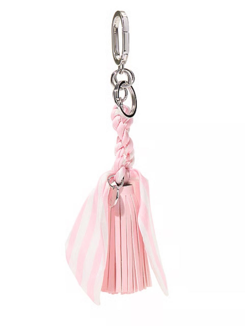 Victoria's Secret Pink Braided Silk Tassel Bag Charm